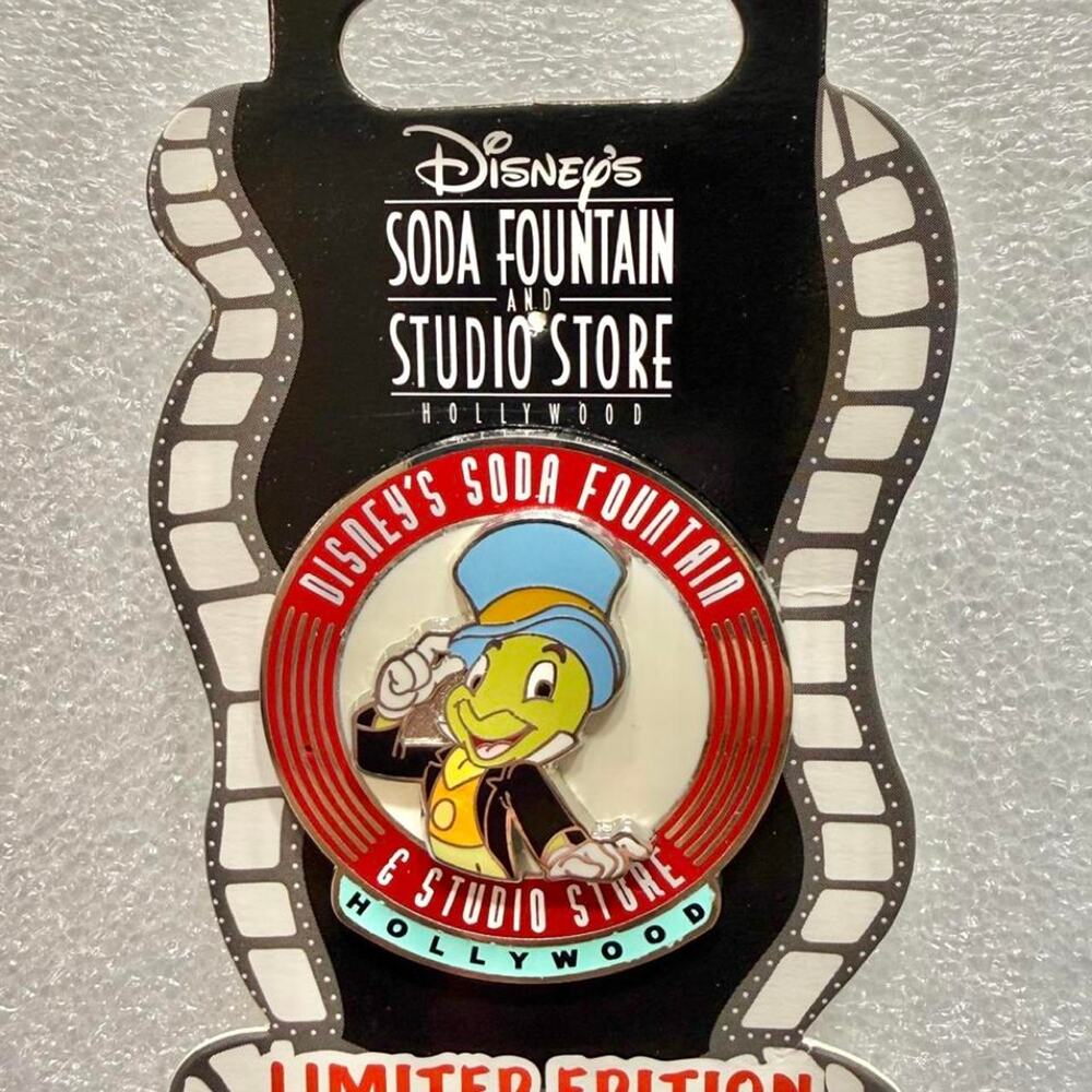 Disney Pinocchio Soda Fountain Pin